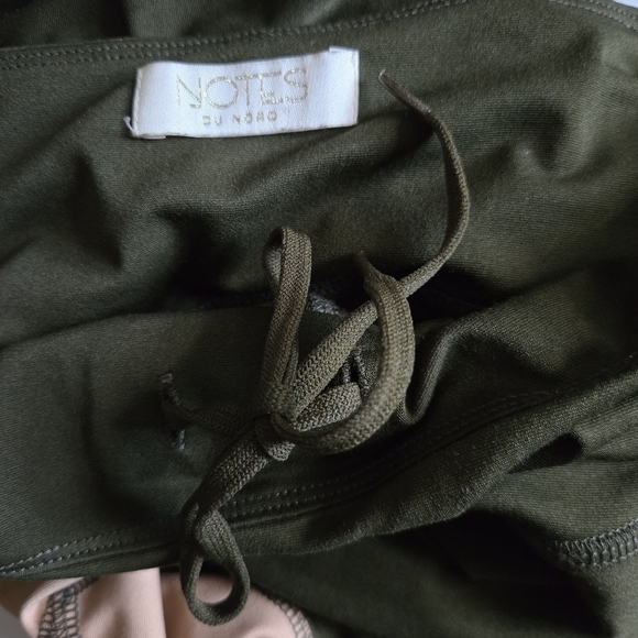 Notes Du Nord Regina High Waist Dark Olive Leggings Small - Picture 10 of 11
